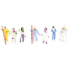 Preiser 1/87 th – pr10316 – Modelleisenbahnen – Skifahrer