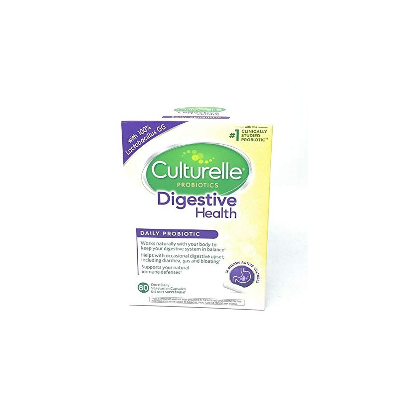 Culturelle Digestive Health Probiótico, 80 Cápsulas