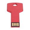Red USB Flash Drive Aluminum Alloy Key Shape Memory U
