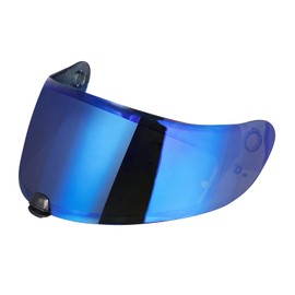 Helmet Vsier for C70 FG-17 IS-17, Motorcycle Helmet Visor, Motorcycle Wind Protection Helmet Lens Visor Full Face, Motorcycle Helmet Accessories Replacement (Chrome Blue)