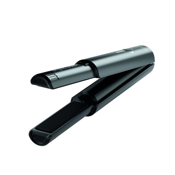 Gamma+ X-Hybrid kabelloses Glätteisen für unterwegs | 2-in-1 Mini-Haarglätter |