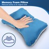 REDCAMP Memory Foam Camping Pillow, Lightweight Small Travel Pillow with