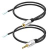 YACSEJAO 3.5mm Plug to Bare Wire Stereo Audio Cable 1/8"