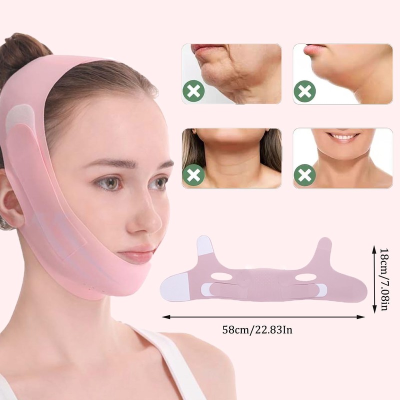 Adjustable Chin Strap for Sleeping Jawline Shaper V Line Lifting