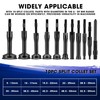 KOOPOOL 16-Piece Blind Hole Collet Bearing Race & Seal Puller