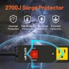 Power Strip 2700J Surge Protector, Heavy Duty Power Strips with