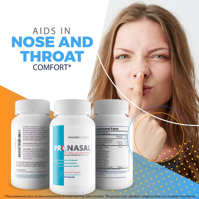 Pro Nasal - Our Best Sinus Support Supplement - Ear