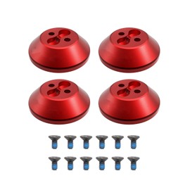 CERFFOOL Engine Cover Cap for DJI Avata 2 Aluminum Alloy Drone Motor Protective Cover Dustproof Waterproof Anti-Scratch Protection Drone Moisture Proof Accessories (Red)