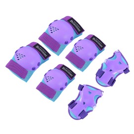 BOSONER Kids/Youth Knee Pad Elbow Pads Guards Protective Gear Set for Rollerblade Roller Skates Cycling BMX Bike Skateboard Inline Skatings Scooter Riding Sports, Wrist Guards Toddler