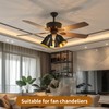 Ceiling Fan Light Covers, 4 Pack Pendant Light Shade Replacement