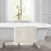 Laura Ashley Heathered Crochet Border 100% Cotton 20"x32" Skid-Resistant Bath