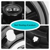 10L0L Golf Cart SS Wheel Covers Hub Caps for EZGO,