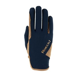 Roeckl Mareno Sports Riding Gloves, Leisure Summer Gloves, Navy 8