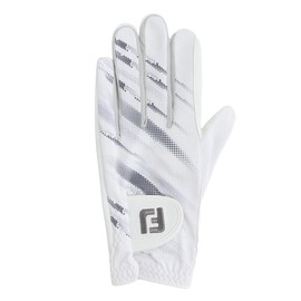 FootJoy Staycool EX Men's Golf Gloves, White/Gray, 10.2 inches (26 cm), multicolor (white / gray)