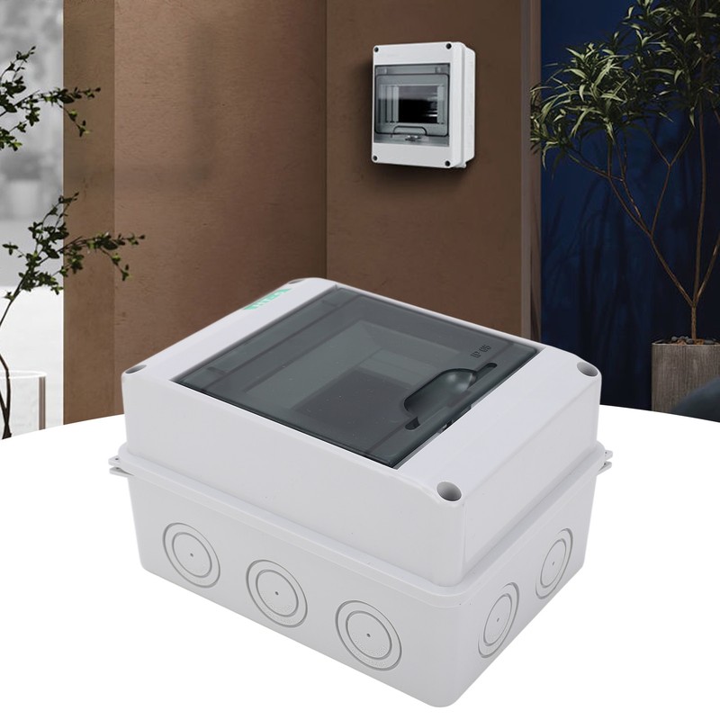 Circuit Breaker Box PC IP65 Waterproof 5 Way Transparent Cover