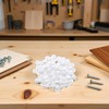 100 Pieces White Screw Cap Covers Assortment Plastic Self Tapping