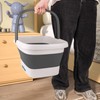 Udefineit Collapsible Foot Soaking Tub with Handle, 15L/4 Gallons, Portable