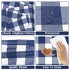 Kopokita 2 Pack Navy Gingham Tablecloth, 54 x 108 Inches