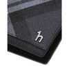 Hazzys (신세계센텀점)DUBLIN 블랙 체크 가죽 2단 반지갑 HJWA5E866BK (Duty Free