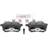 Bosch Balatas Ceramicas Traseras BE1037H, Negro