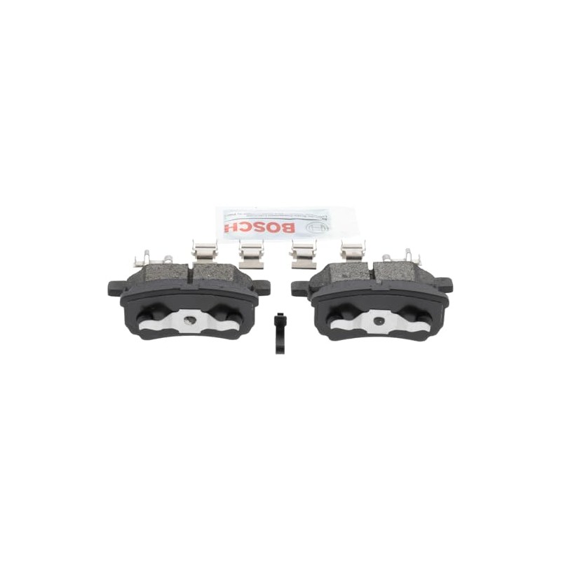 Bosch Balatas Ceramicas Traseras BE1037H, Negro