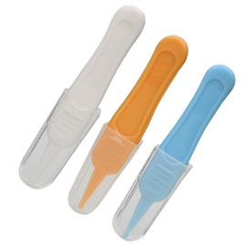 Nose Cleaning Tweezer 3pcs Tools Clips for Toddler Tweezers Children Nose Ear Plastic Infants Safety Dig Navel