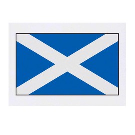 'Scottish Flag' Temporary Tattoo - Water Resistant, Skin-Safe, Non-Toxic Transfer (TO00030648)