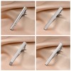 Tie Clips for Men, 8 Pcs Tie Bars Pinch Clip