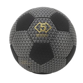 Reflective Soccer Ball PU Leather Durable Wear Resistant Reflective Football for Indoor and Outdoor School Training