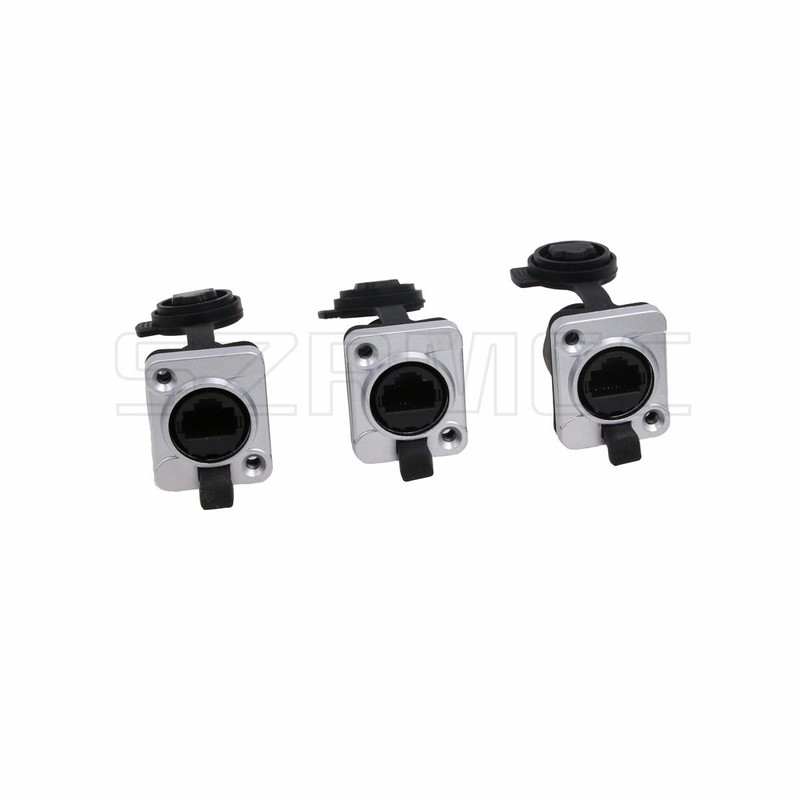 SZRMCC RJ45 Panel Mount Connector Cat5e RJ45 Ethernet Female LAN
