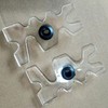 Clear Plastic Pool Billiard Cue Bridge Head Pool Stick Holder