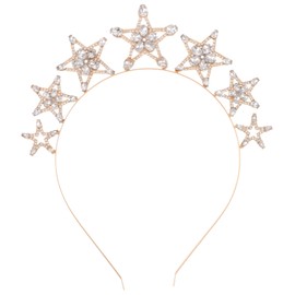 Healeved Elegant Baroque Star Headband for Women Stylish Bridal Hair Accessories for Weddings Birthdays and Parties Comfortable and Durable Day Wear