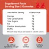 Creatine Gummies 5000mg Creatine Monohydrate with 1000mg BCAAs per Serving