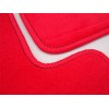 SESHOP RED MITSUBISHI UNIVERSAL 5PC SEMI CUSTOM FITMENT FLOOR MAT