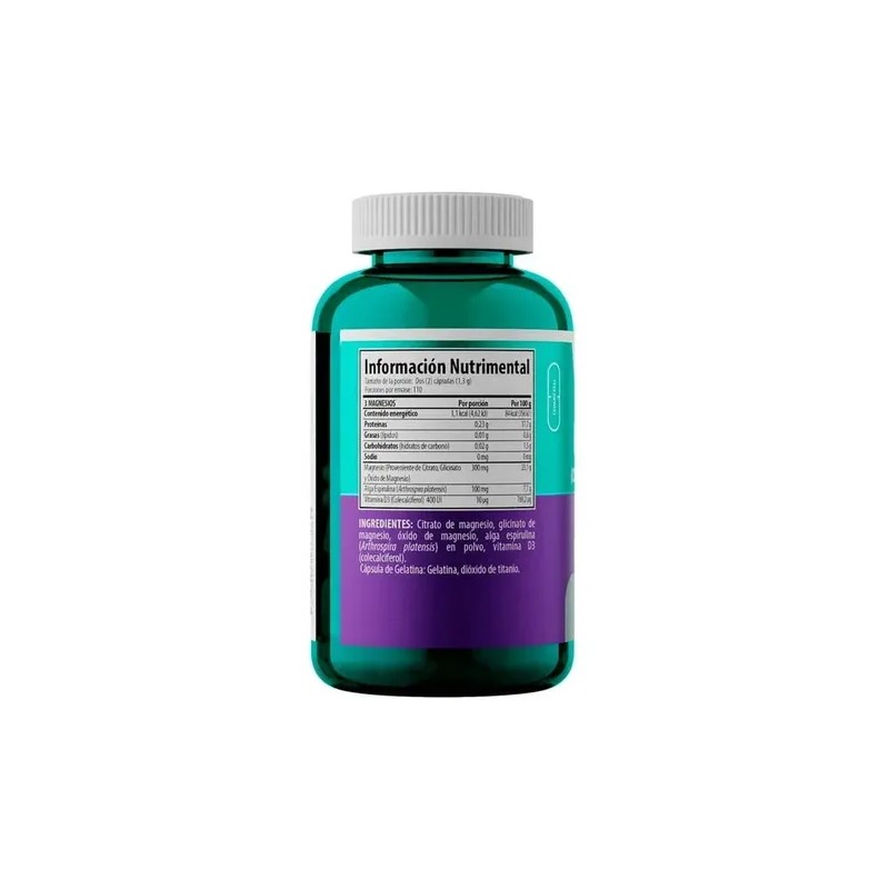Solanum Magnesios Espirulina Vitamina 220 Caps Sabor