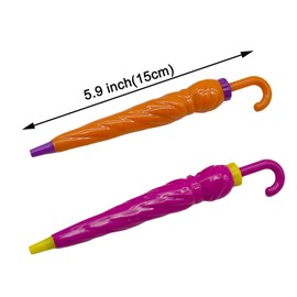 Maydahui 12PCS Umbrella Shape BallPoint Pen Retractable Black Ink Writing Pens Candy Color Design for School Office Party Stationery