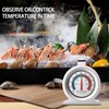 2 Pack Stainless Steel Fridge Thermometers, Double Scale Stand and
