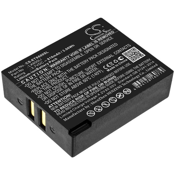 Replacement For EARTEC HUB BATTERY by Technical Precision