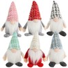 com-four® 6 x Premium Christmas Gnome 15 cm - Christmas