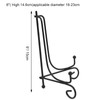 Alvinlite Iron Display Stand,1 Pcs Black Iron Plate Display Photo