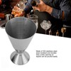 Bar Jigger, multifunktionaler Edelstahl Cocktail Jigger Unzenbecher Bar Messwerkzeug Zubehör