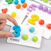 Montessori arithmetic toys for children, colorful silicone digital learning game