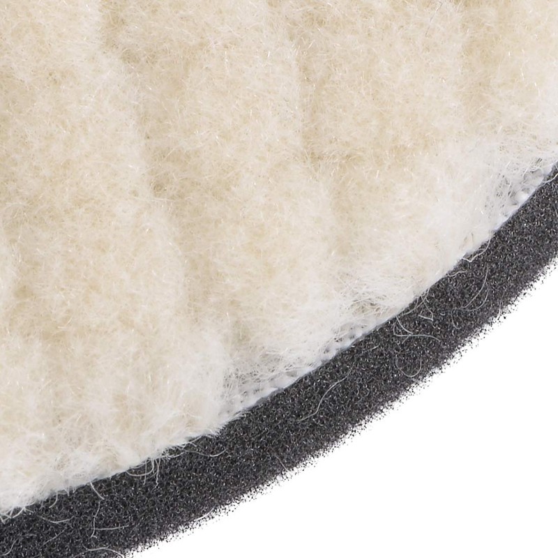 uxcell 1" Wool Felt Sponge Polishing Pad Hook and Loop