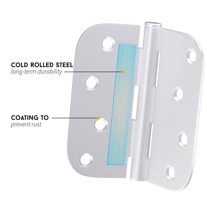 goldenwarm 24 Pack 4 inch Door Hinges, Heavy Duty Interior