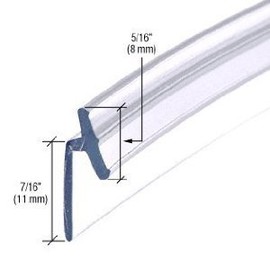 CRL Angled Translucent Vinyl Edge "T" Wipe - 36-in long