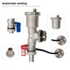 VANCOCO Quick Bleeder Set, Automatic Bleed Drain Device for Underfloor