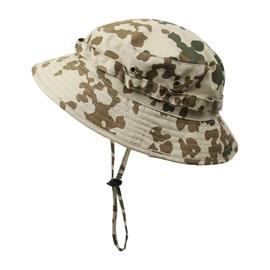 Camo Sun Bucket Hat for Men Women, Foldable UV Protection Boonie Hats for Hiking Beach Fishing Summer Safari Bush