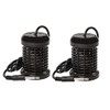 2 Detox Foot Bath Arrays Round Stainless Steel Array Aqua
