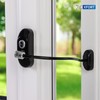 XFORT Viper Key Locking Cable Window Restrictor in Matt Black,