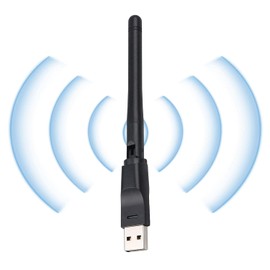Adaptador WiFi Inalámbrico - WiFi Antena Pc | 150mbps USB 2,0 WiFi Tarjeta Red inalámbrica 802.11b/ Adaptador WiFi Alta Velocidad para navegación por Internet